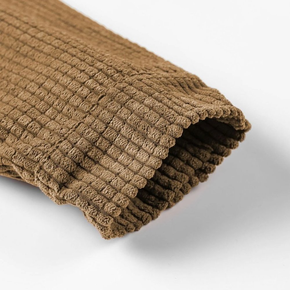 Casual Camel Men's Teddy Lined Corduroy Jacket w/F - Picture 3 of 7